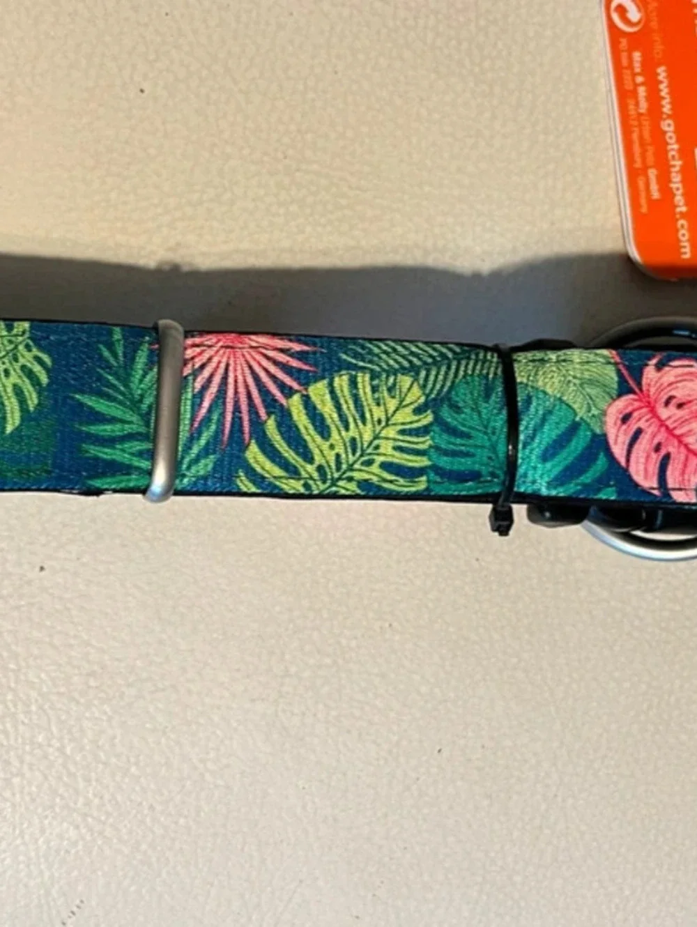 Gorgeous Max & Molly German engineered dog collar L - tropical design